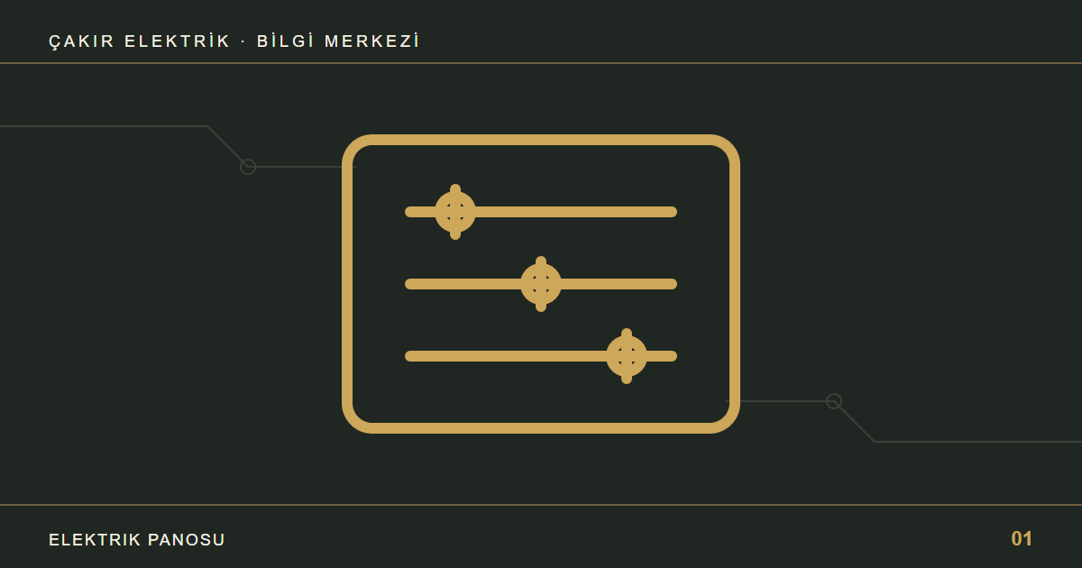Elektrik panosu konulu çizgisel elektrik ikonu
